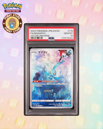 2022 POKEMON JAPANESE SWORD & SHIELD VSTAR UNIVERSE #178 FA/MANAPHY VSTAR UNIVERSE