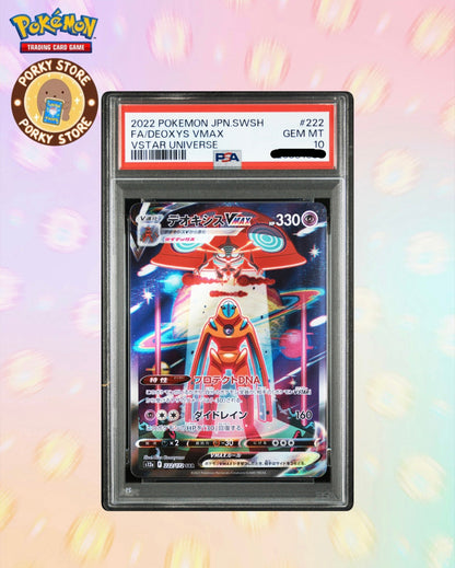 [PSA 10]2022 POKEMON JAPANESE SWORD & SHIELD VSTAR UNIVERSE #222 FA/DEOXYS VMAX VSTAR UNIVERSE Cert image 1